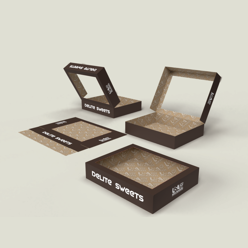 Custom Boxes with Window Die Cut