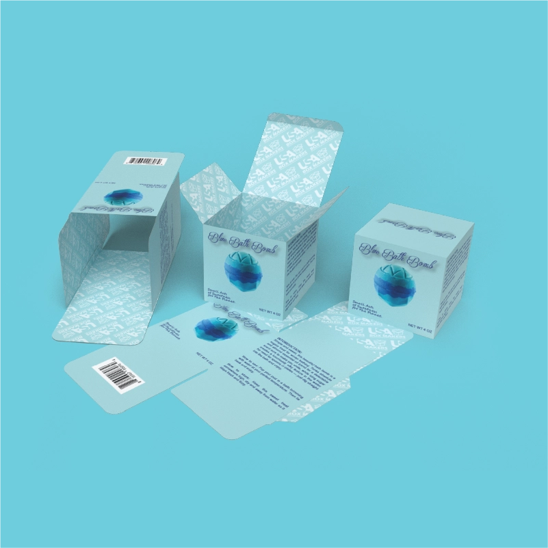Custom Bath Bomb Boxes