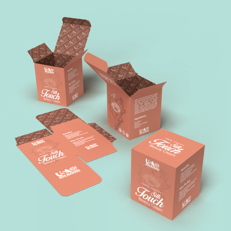 Custom Cream Boxes