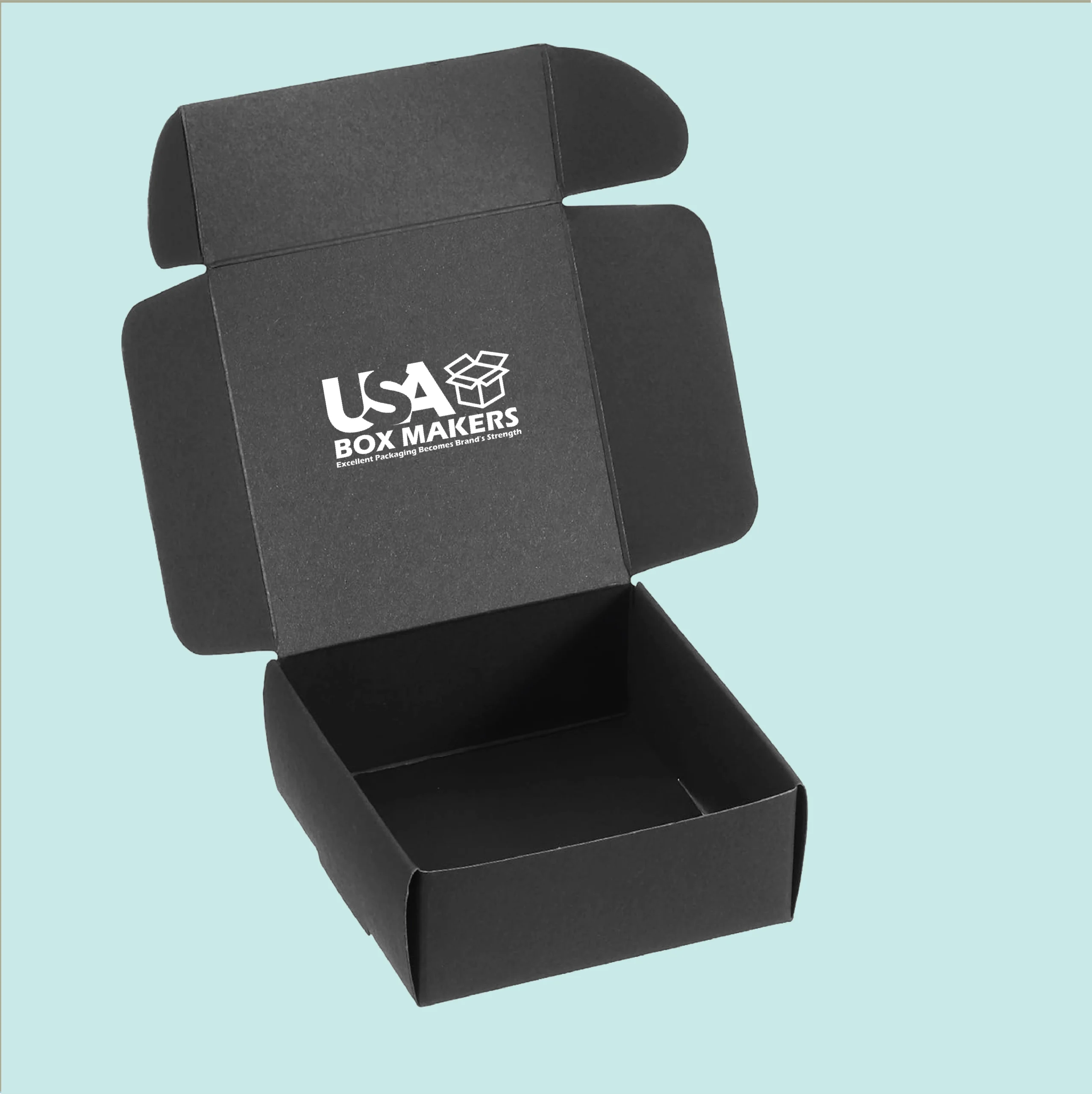 Black Kraft Mailer Boxes