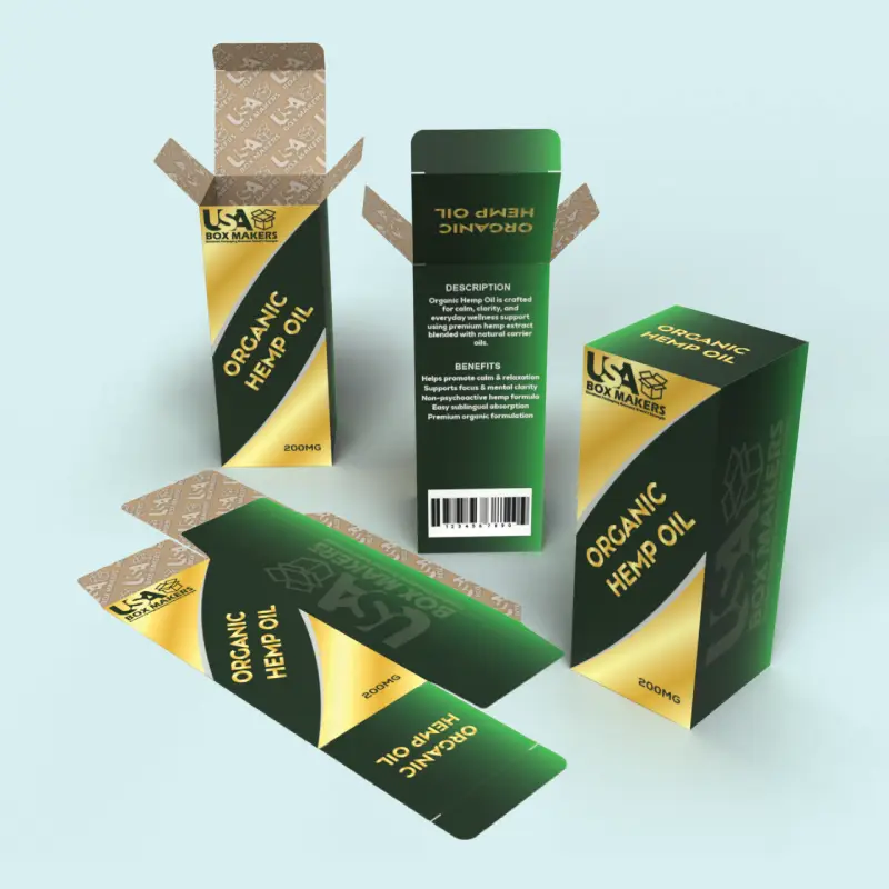 Custom Cannabis Tincture Boxes