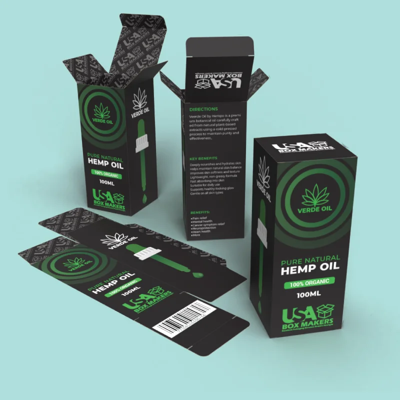 Custom Hemp Oil Packaging